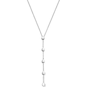 Zilver - Gerhodineerde Y-Collier - 40 + 5 cm - 1340478