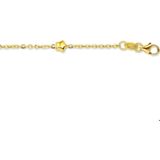 Geelgouden Armband ster 4 4016120 13 cm