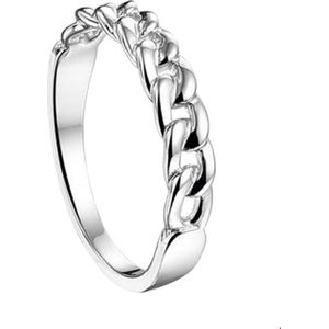 Zilver Gerhodineerde Ring gourmet 1325166 15.25 mm (48)
