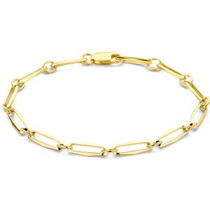 14K geelgoud armband closed forever massief 4,5 mm 4034124 19 cm