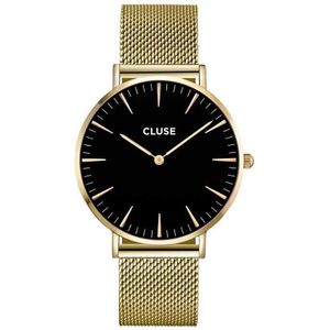 CLUSE CW0101201014 - La Boheme Mesh Gold/Black - Horloge