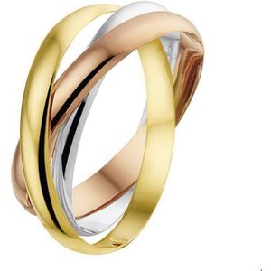 Tricolor Gouden Ring 3-in-1 tricolor 4300460 18.00 mm (57)