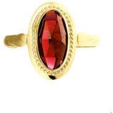 Geelgouden Ring granaat 4015539 18.50 mm (58)