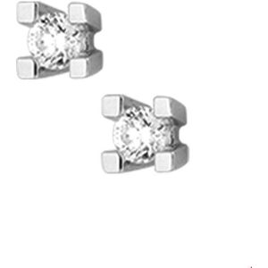 Witgouden Oorknoppen diamant 0.20ct (2x0.10ct) H SI 4102129