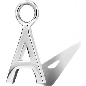 oorringhanger letter zilver gerhodineerd 1334650