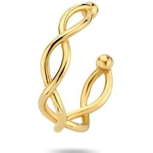 Geelgouden Earcuff gevlochten 4023587