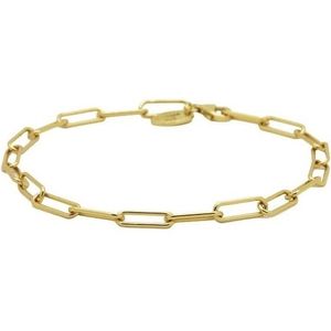 Karma 94138GP Round Square Chain Goldplated - Armband