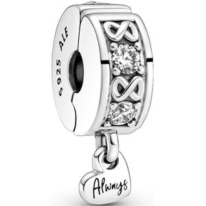 Pandora 791151C01 - Family Always Pavé Clip Charm - Clipbedel