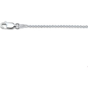 Zilveren Collier anker rond 1 1018839 42 cm