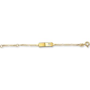 Gouden graveer armbandje 4012025 9-11 cm