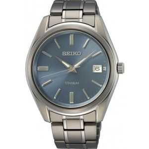 Seiko SUR371P1 - titanium - horloge
