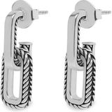 BUDDHA TO BUDDHA - 119 one - Barbara Link Earhanger Silver - oorbellen