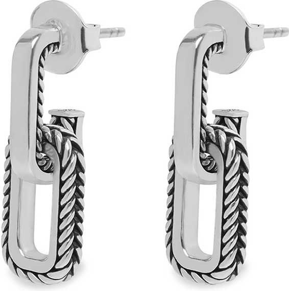 BUDDHA TO BUDDHA - 119 one - Barbara Link Earhanger Silver - oorbellen