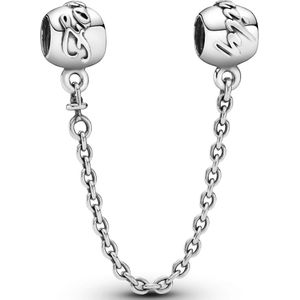 Pandora 791788-05 - Veiligheidsketting met Tekst Family Forever - Veiligheidsketting