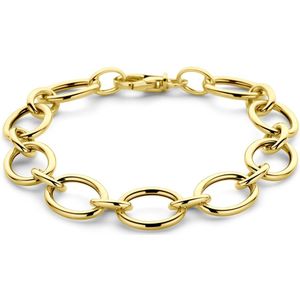 14K geelgoud armband 12 mm 19 cm 4030659