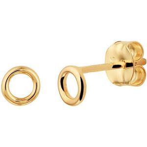 oorknoppen rondje 14K geelgoud 4022644