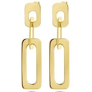 zilver verguld (geel) oorhangers 1 micron 2103483