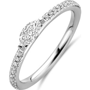 14K witgoud ring diamant 0.35ct h si 4106351 16.50