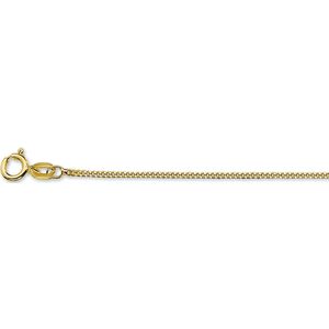 18K geelgoud collier gourmette 1,0 mm 7000415