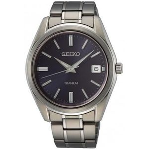 Seiko SUR373P1 - titanium - horloge
