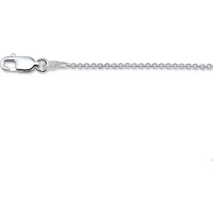 collier anker rond 1,5 mm zilver wit 1018849