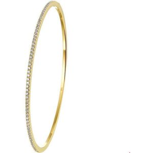 Geelgouden Bangle diamant 0.61ct H SI 1 4020584