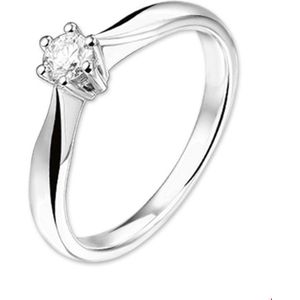 ring diamant 0.20ct h si 14K witgoud 4102025