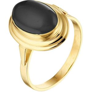 Geelgouden Ring onyx 4022428 17.50 mm (55)