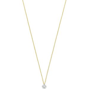 18K geelgoud collier diamant 40 – 42 – 44 cm 0.20ct g si 7000231