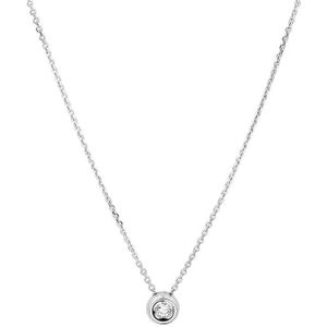 Witgouden Collier diamant 0.05ct H SI 1 4104809