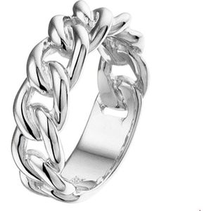 Zilver Gerhodineerde Ring gourmet 1321580 19.00 mm (60)