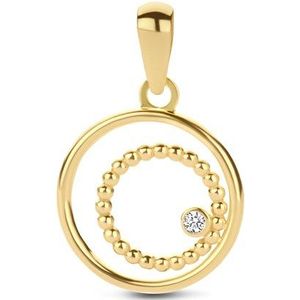 hanger zirkonia 14K geelgoud 4023420