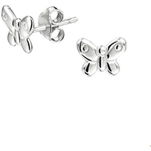 Zilveren Oorknoppen vlinder 1019983