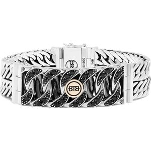BUDDHA TO BUDDHA 141 - Esther Double XS - Armband - Zwart - Limited - 19 cm