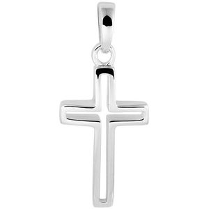 Zilver Gerhodineerde Hanger kruis 1332209