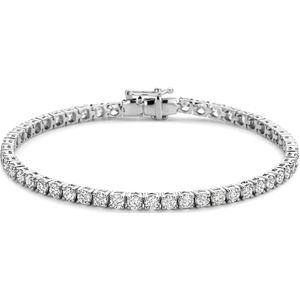 14K witgoud tennisarmband lab grown diamant 5.00ct g si 3,2 mm 17,5 cm 4106459