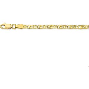 Geelgouden Armband valkenoog 3 4004474 18 cm
