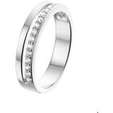 Zilver Gerhodineerde Ring zirkonia 1321232 17.75 mm (56)