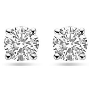 14K Witgoud - Oorknoppen - Lab Grown Diamant - 0.50ct - 4 mm