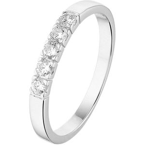 ring zirkonia 14K witgoud 4105330