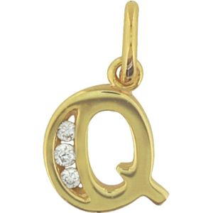 goud (geelgoud) hanger letter zirkonia 4023771