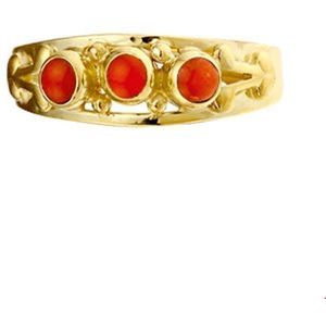 ring koraal 14K geelgoud 4015435