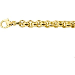 Geelgouden Collier jasseron 6 4010945