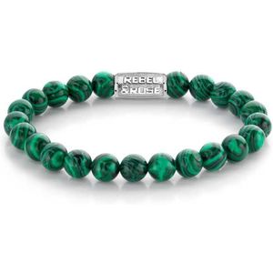 Rebel and Rose RR-80080-S/L - Stones Only Malachite Green - Armband