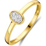 14K geelgoud ring zirkonia 4031519 18.50