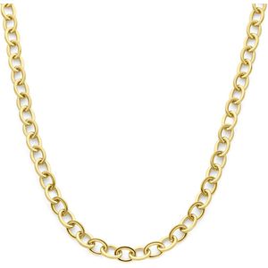 14K geelgoud collier 9 mm 45 cm 4030491
