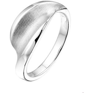 Zilver Gerhodineerde Ring poli/mat 1314045 17.25 mm (54)