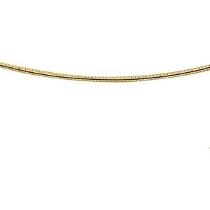 Geelgouden Collier omega rond 1 4010440 42 cm