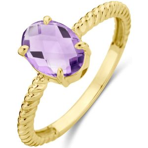 14K geelgoud ring amethist 4028636 18.50