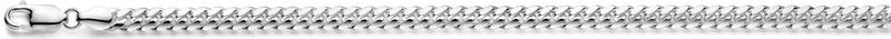 zilver wit gourmette 5,0 mm 1021905 20 cm